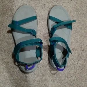 8.5 Teva sandals.